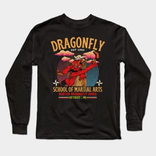 Dragonfly Vintage Style Original Aesthetic Tribute 〶 Long Sleeve T-Shirt